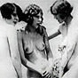 Three sexy vintage gloryhole pleasing a weirdo his cock